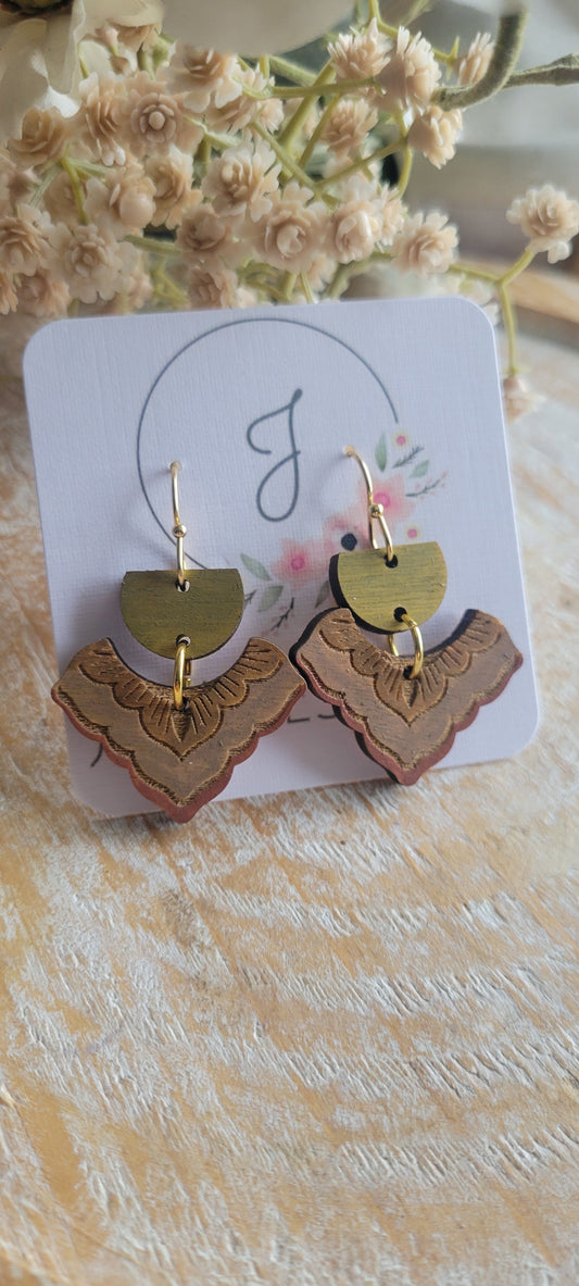 Wood Earrings