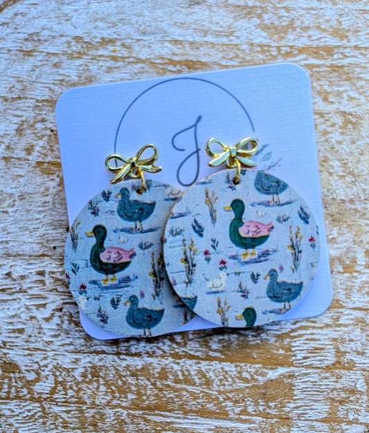 Duck Earrings
