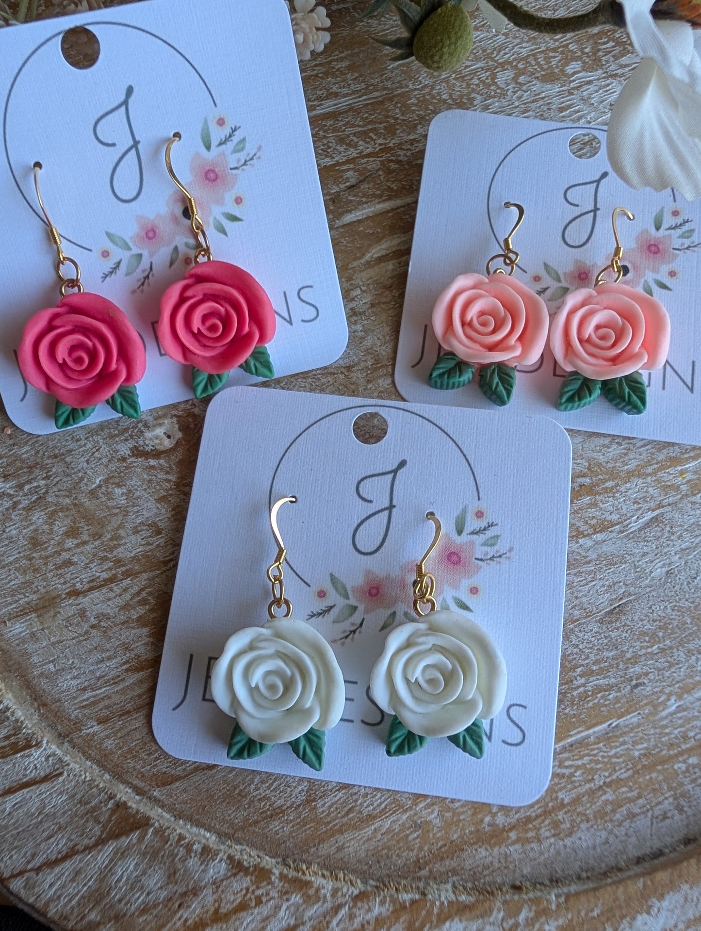 Rose Earrings