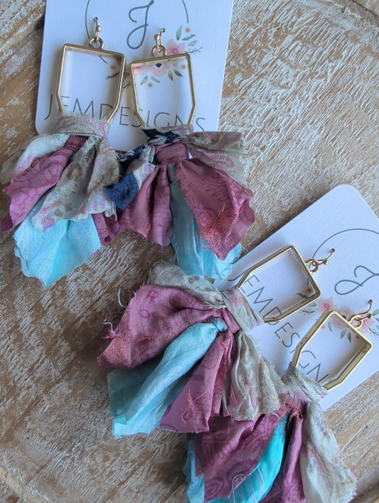 Wildflower Fringe Earrings in Dreamscape