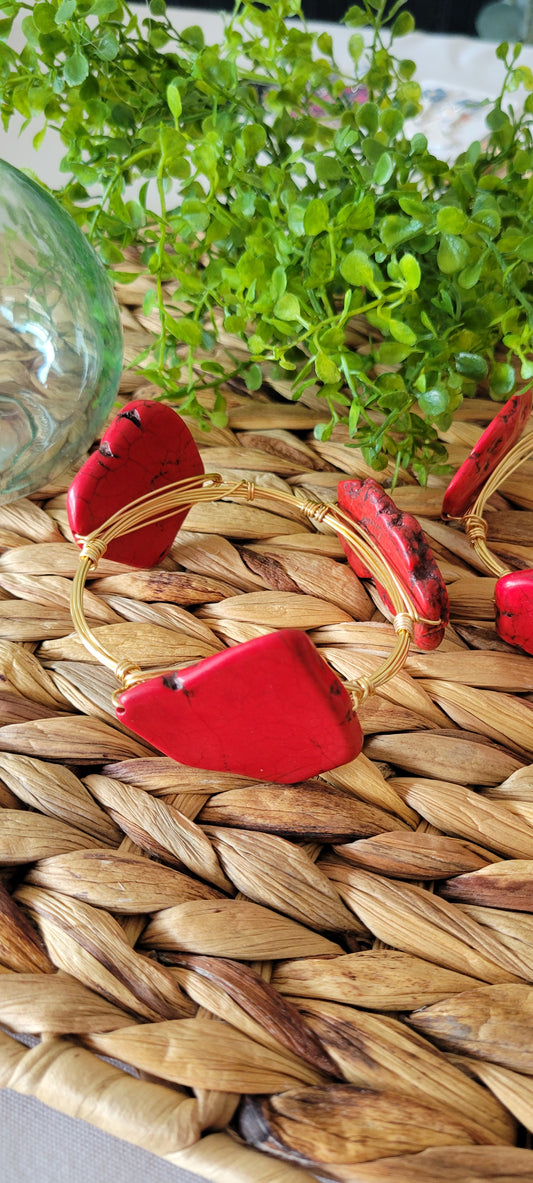 Red Wire Bangle