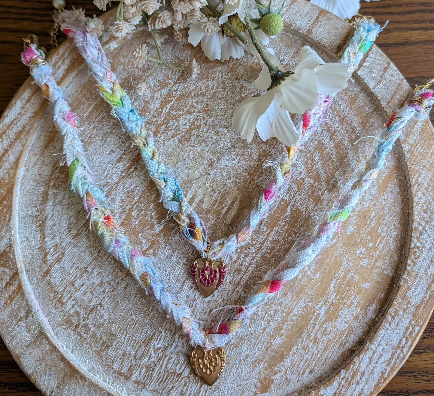 Pastel Braided Necklace