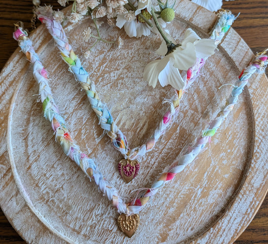 Pastel Braided Necklace