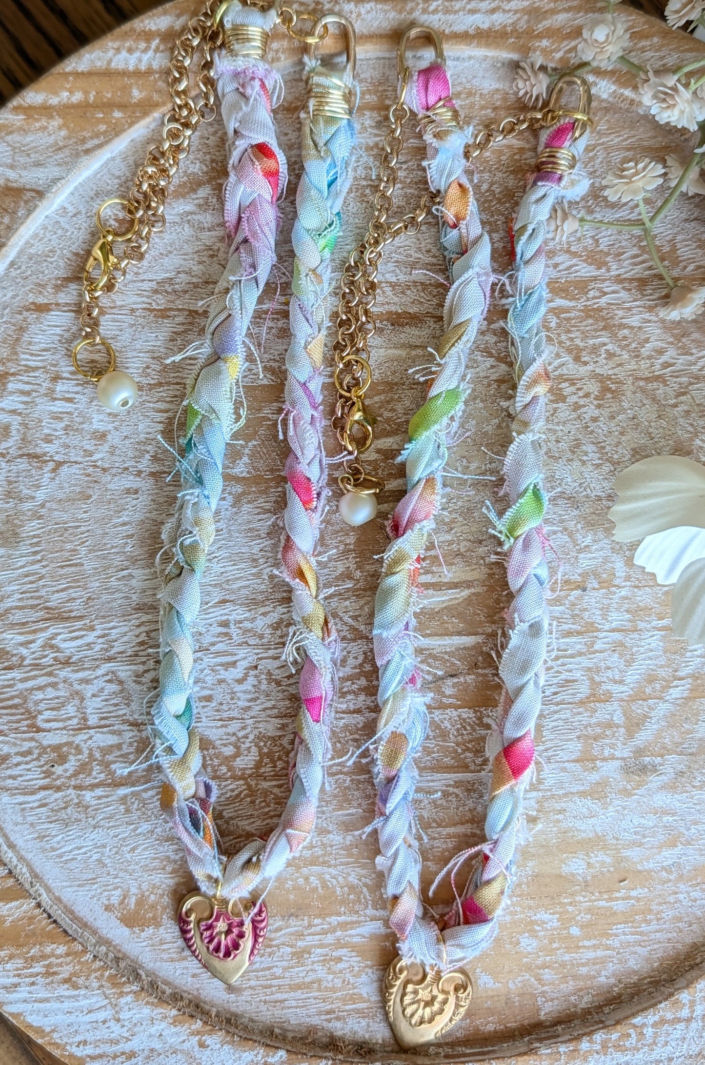 Pastel Braided Necklace