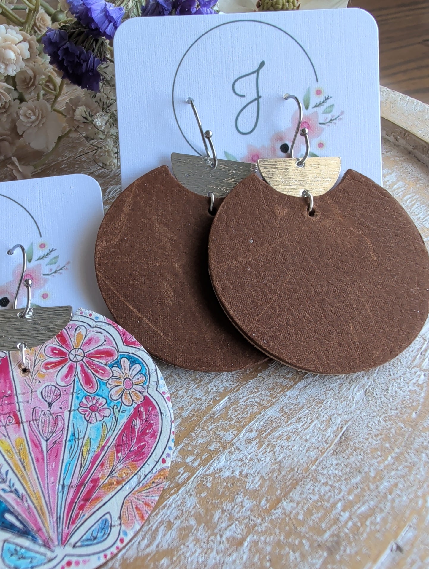 Sea and Saddle Reversible Earrings