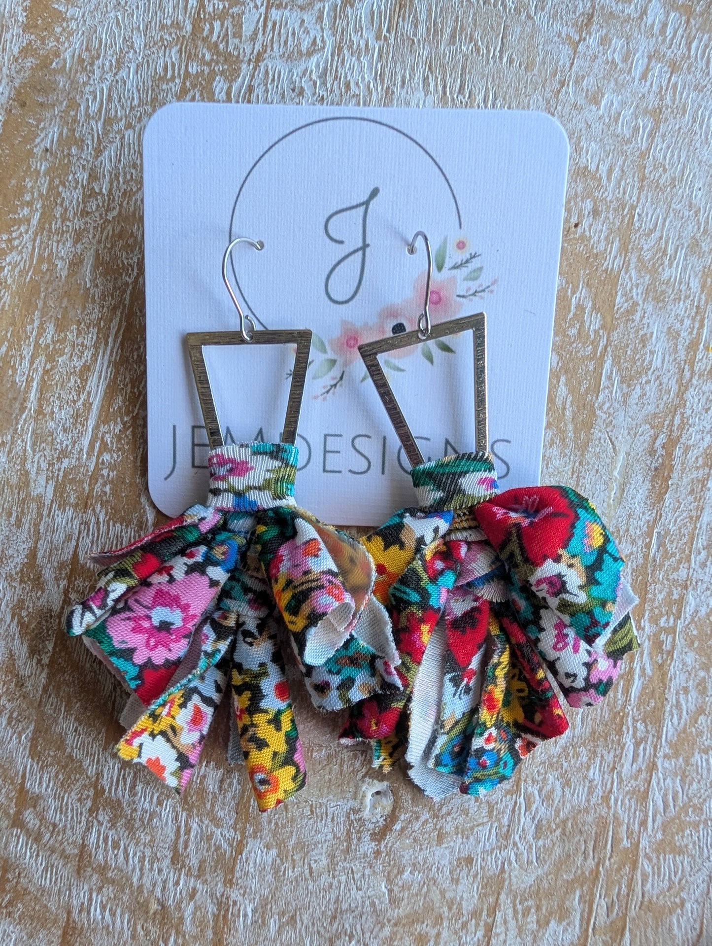 Wildflower Fringe Earrings in Meadow