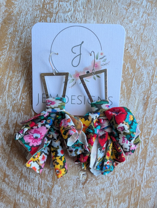 Wildflower Fringe Earrings in Meadow