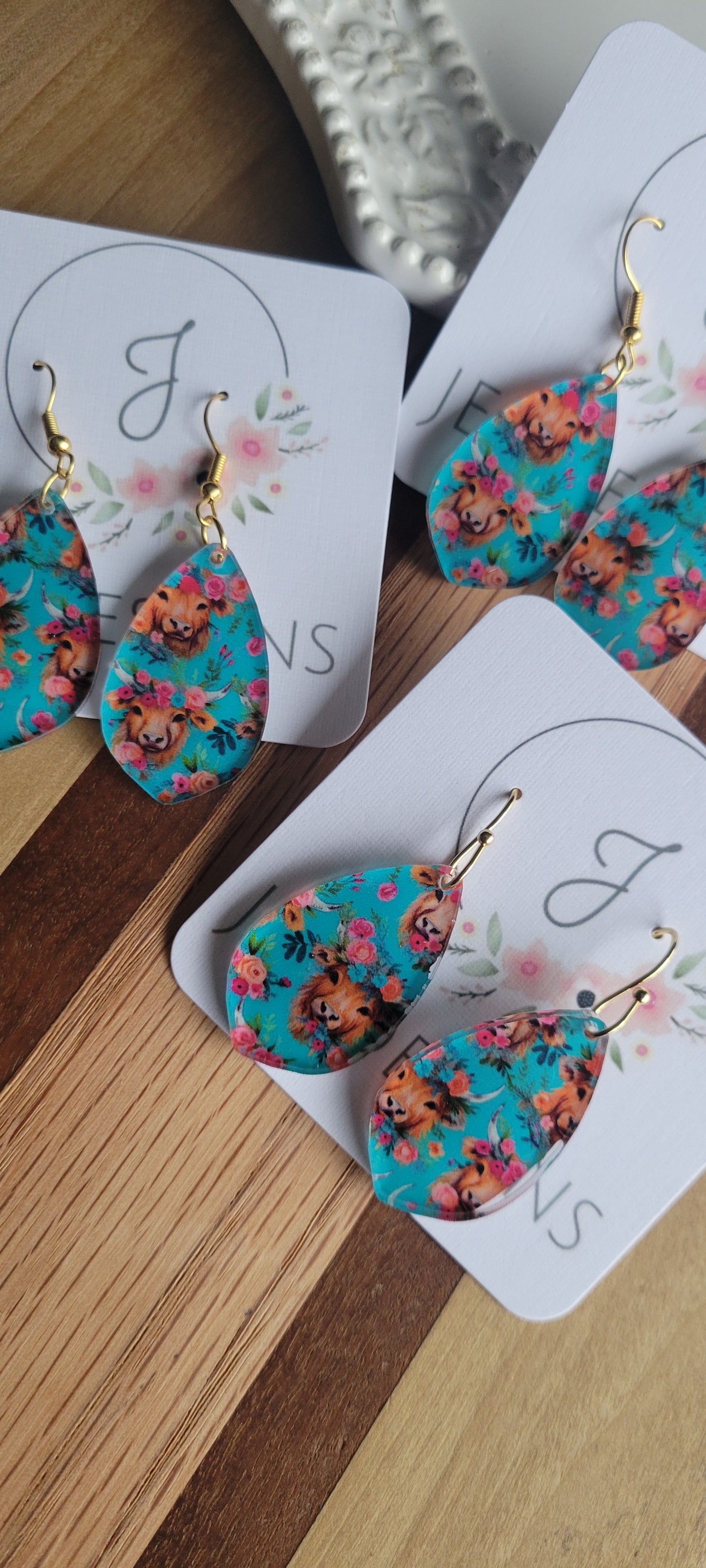 Highland Cow Earrings