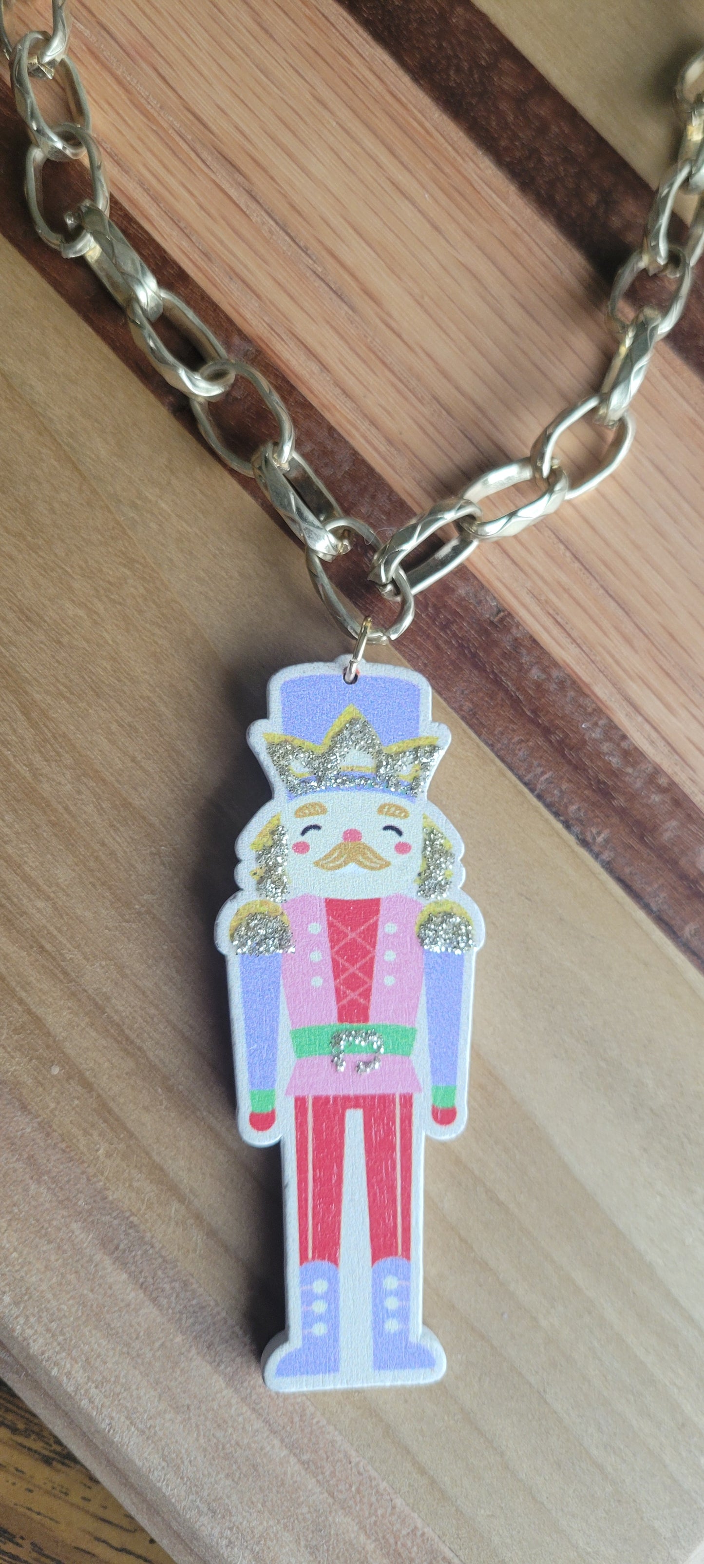 Purple Holiday Nutcracker Necklaces