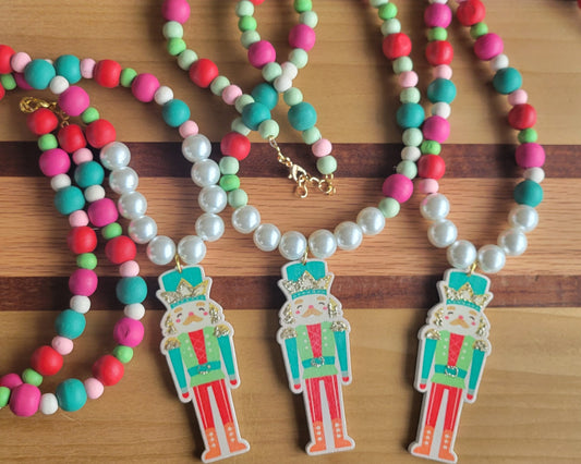 Green Nutcracker Necklaces