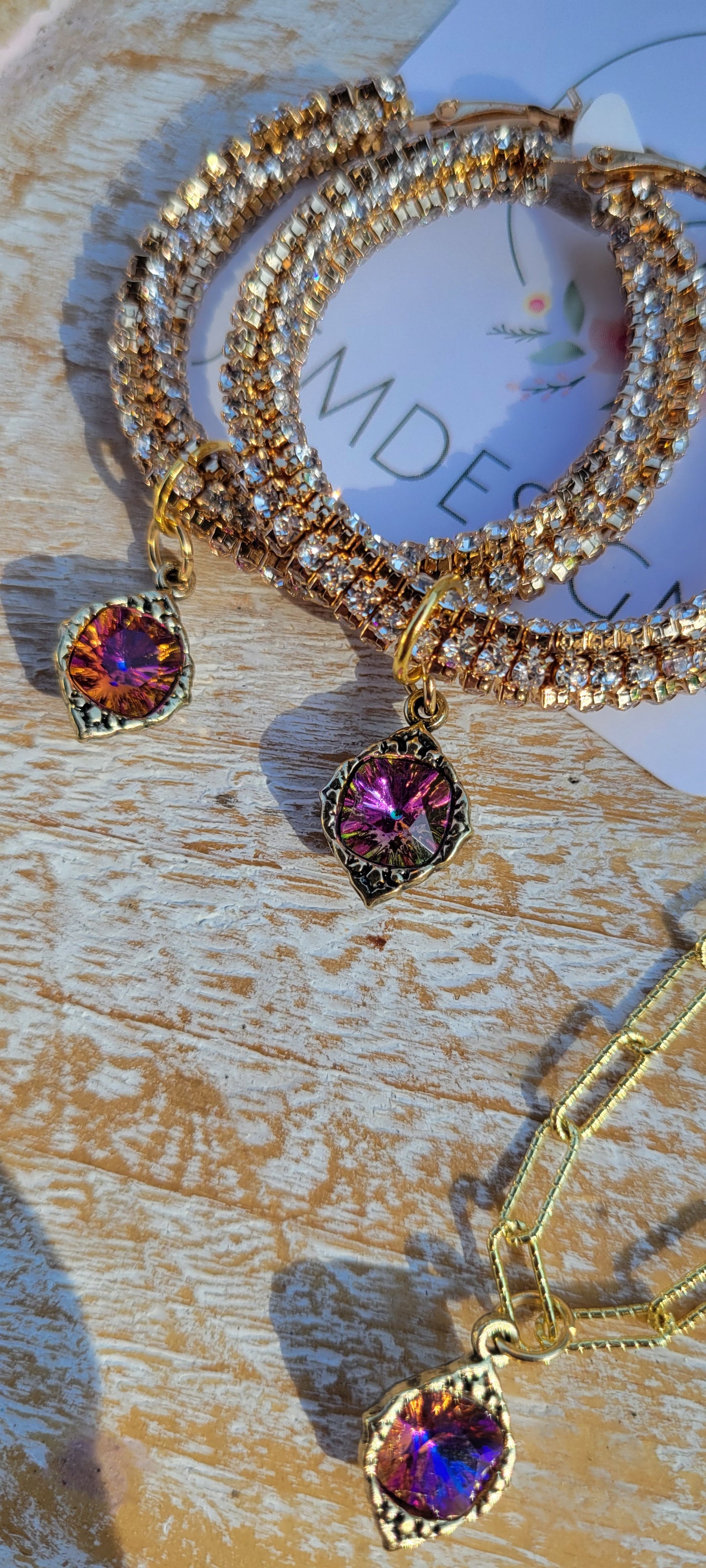 Radiant Elegance Necklace and Earrings