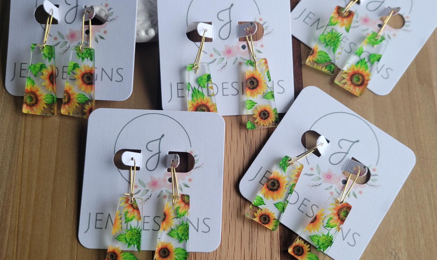 Sunflower Earrings