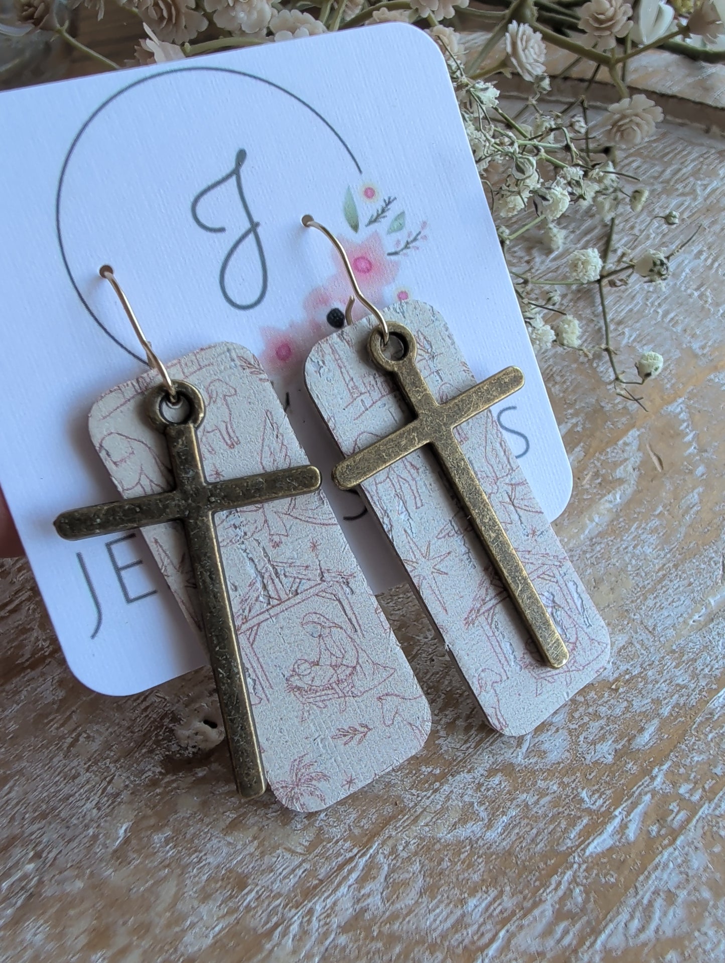 Cross Nativity Earrings