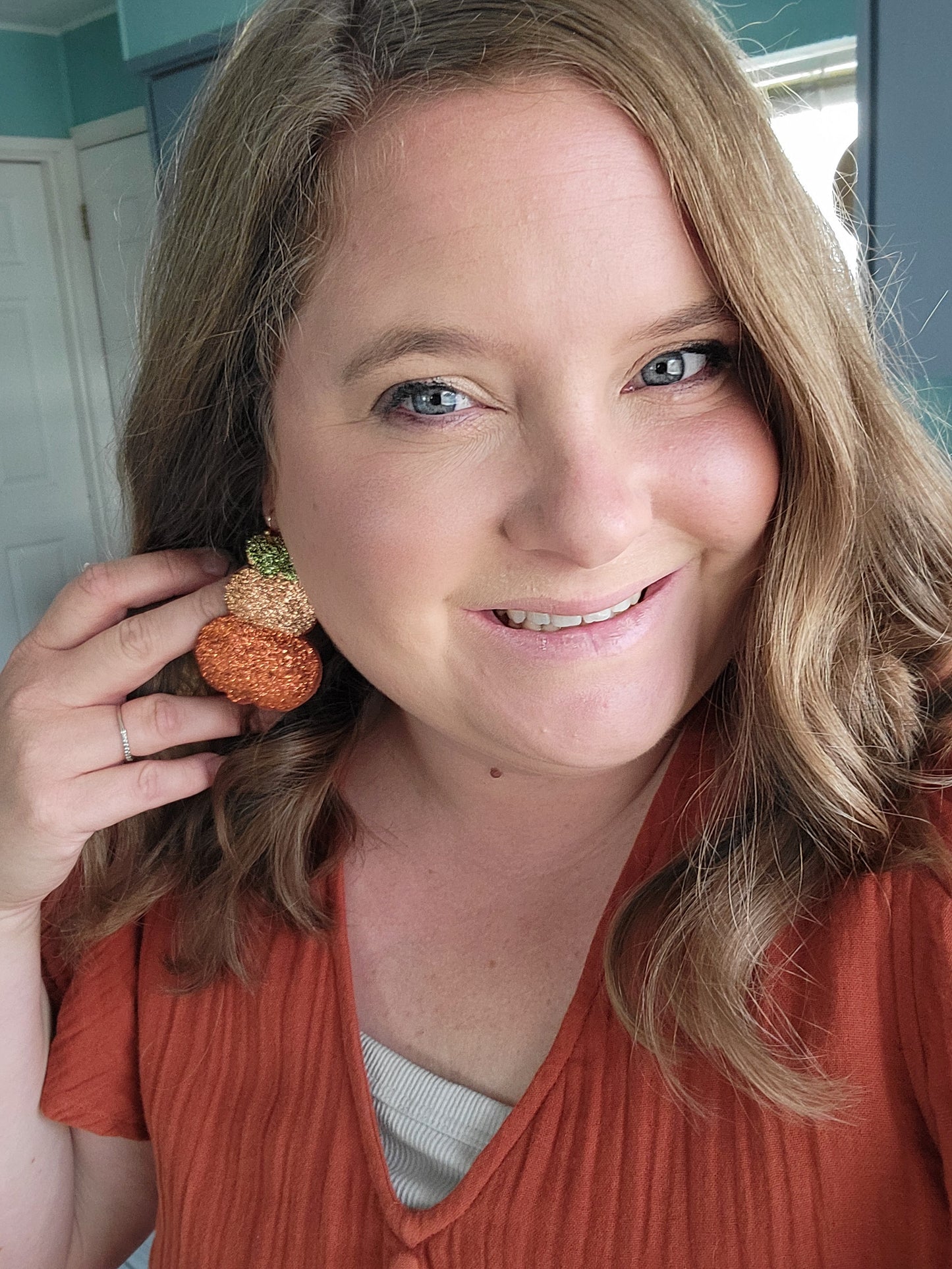 Pumpkin Earrings