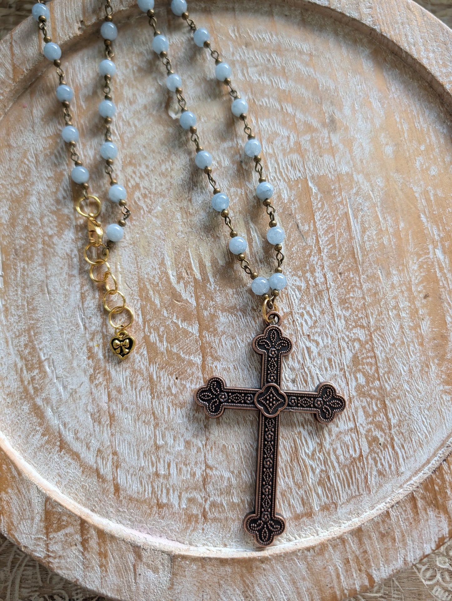 Copper Cross Necklace