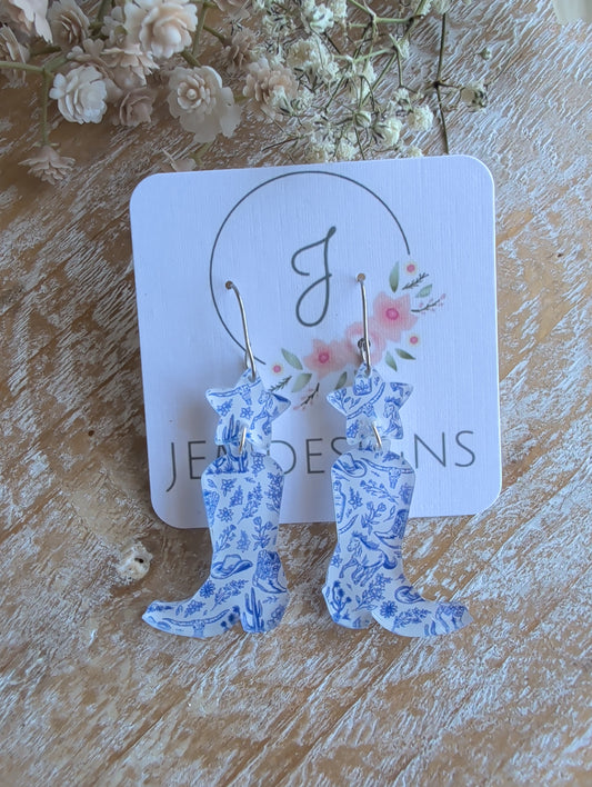 Cowgirl Boots Earrings