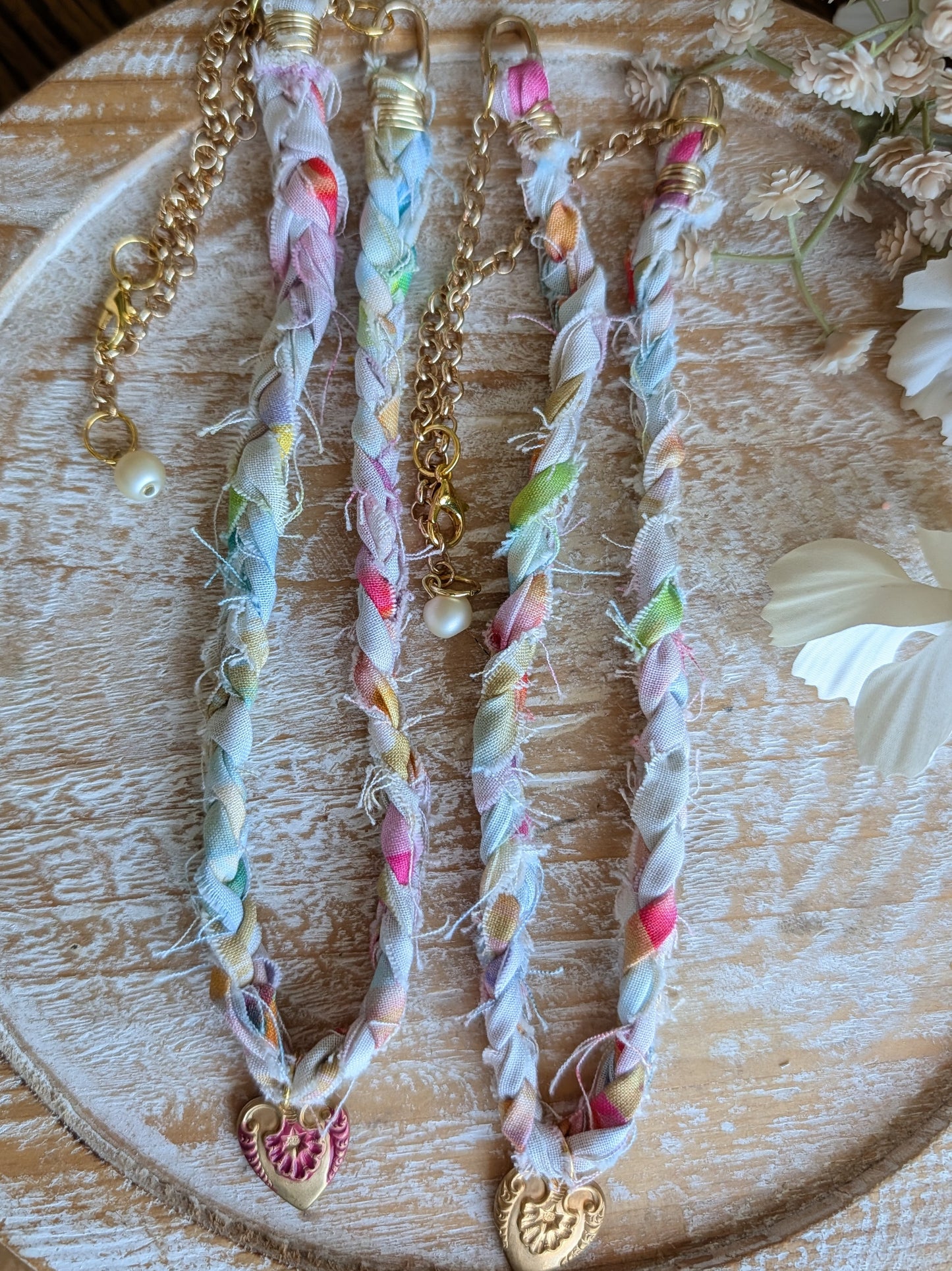 Pastel Braided Necklace