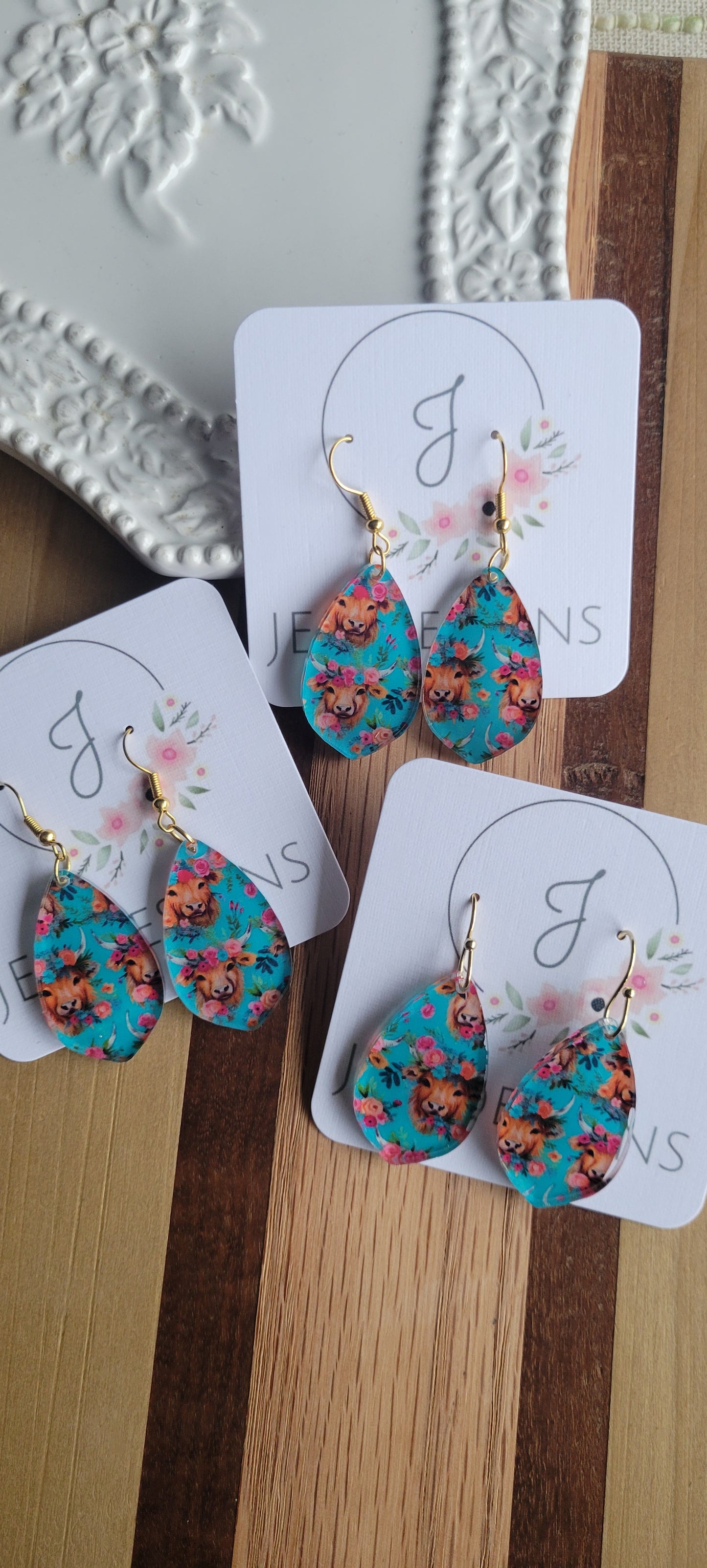 Highland Cow Earrings