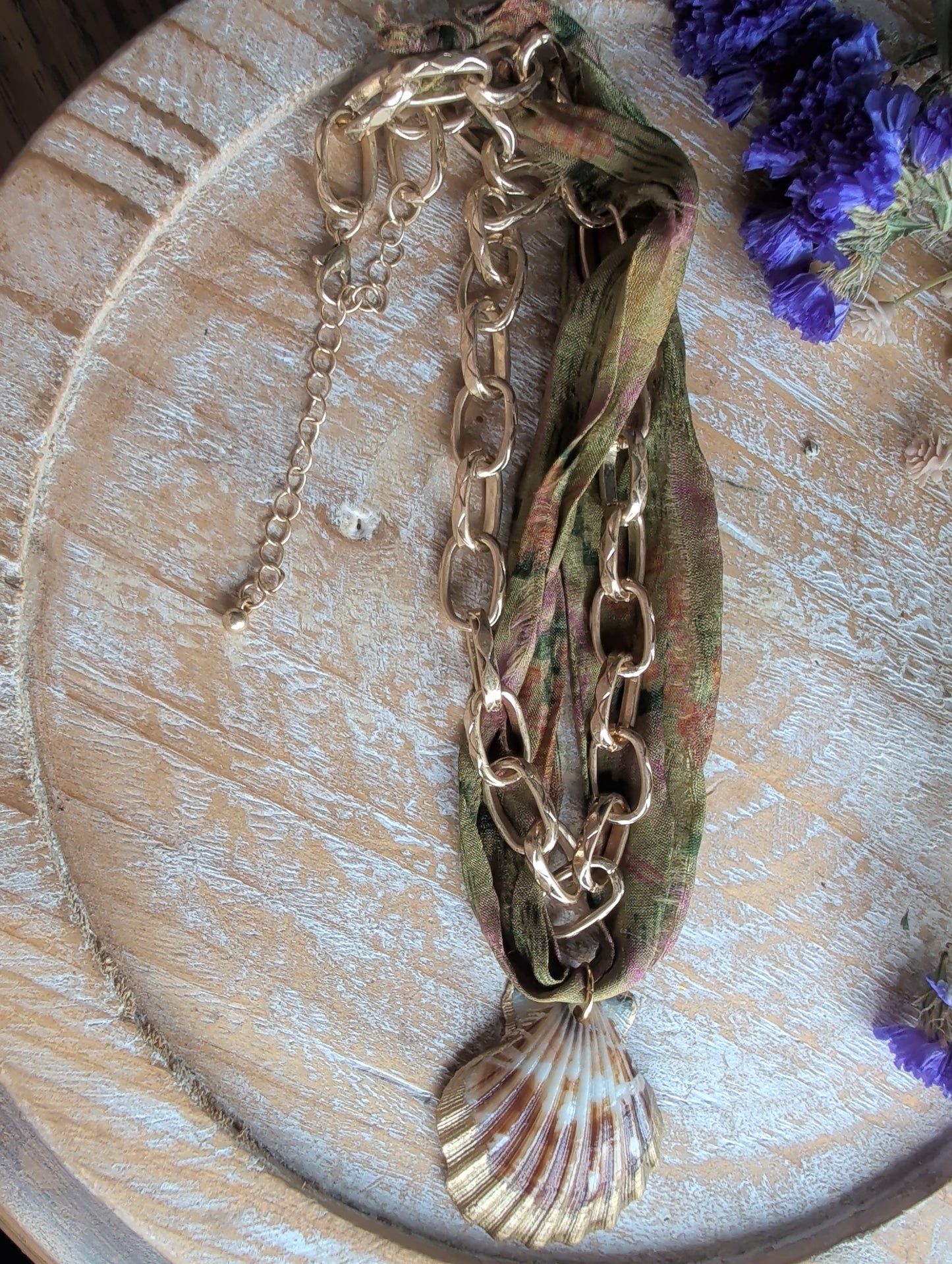 Seashell Charm Necklace