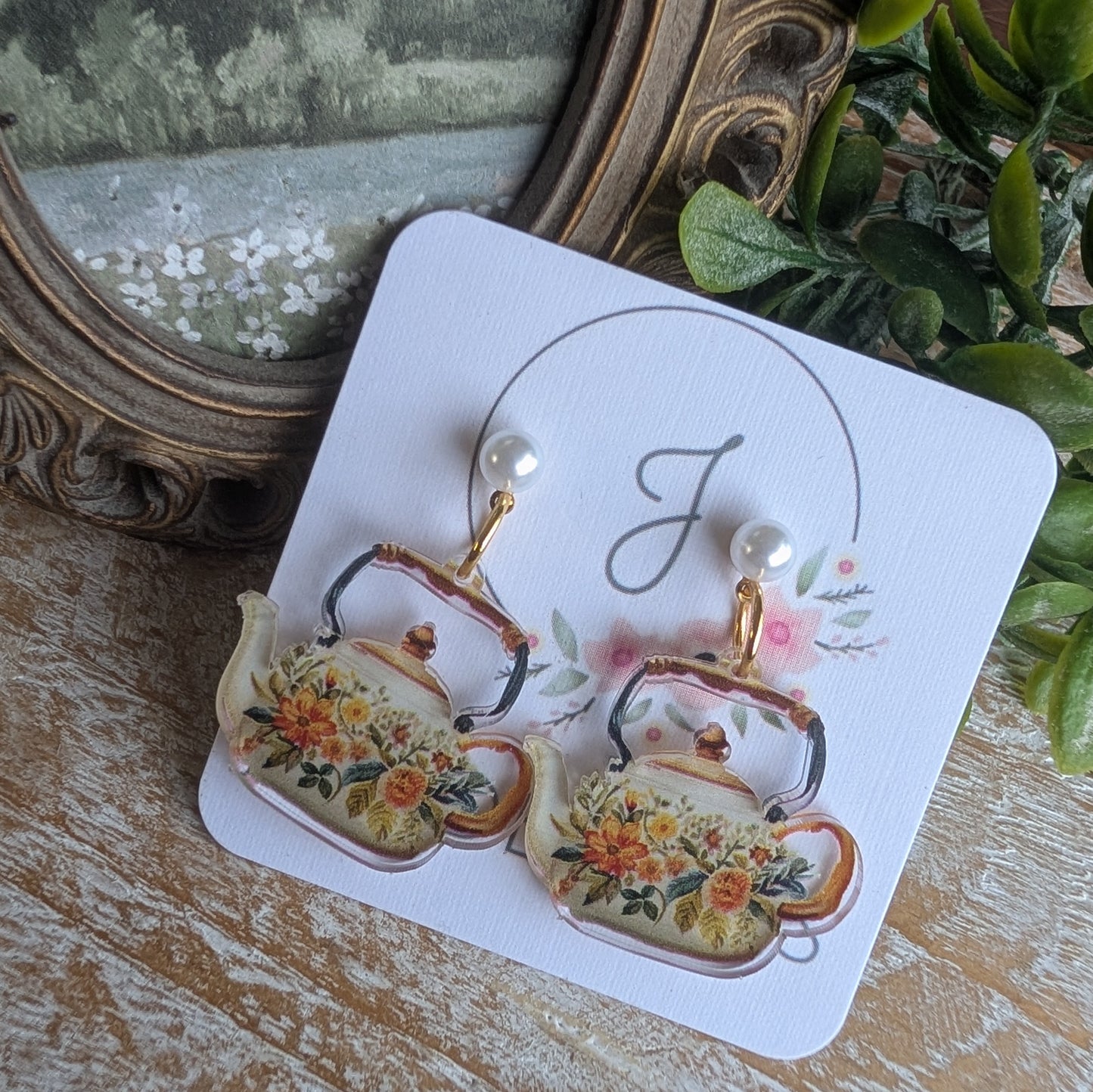 Teapot Earrings