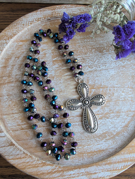 Silver Cross Necklace