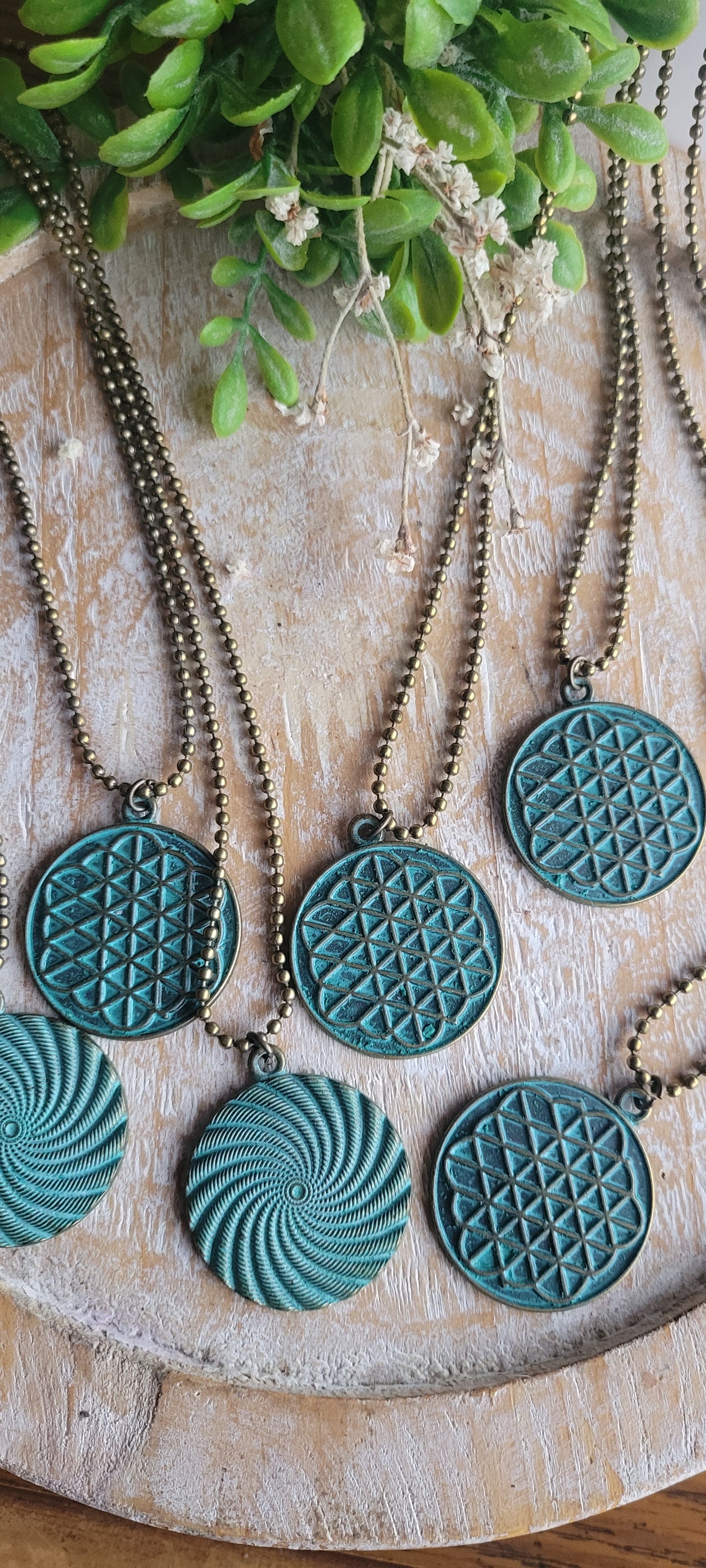 Patina Charm Necklace