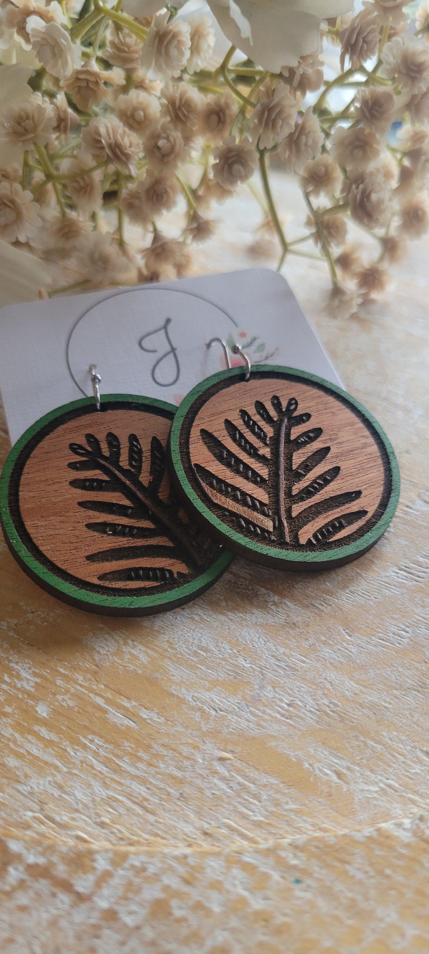 Wood Earrings