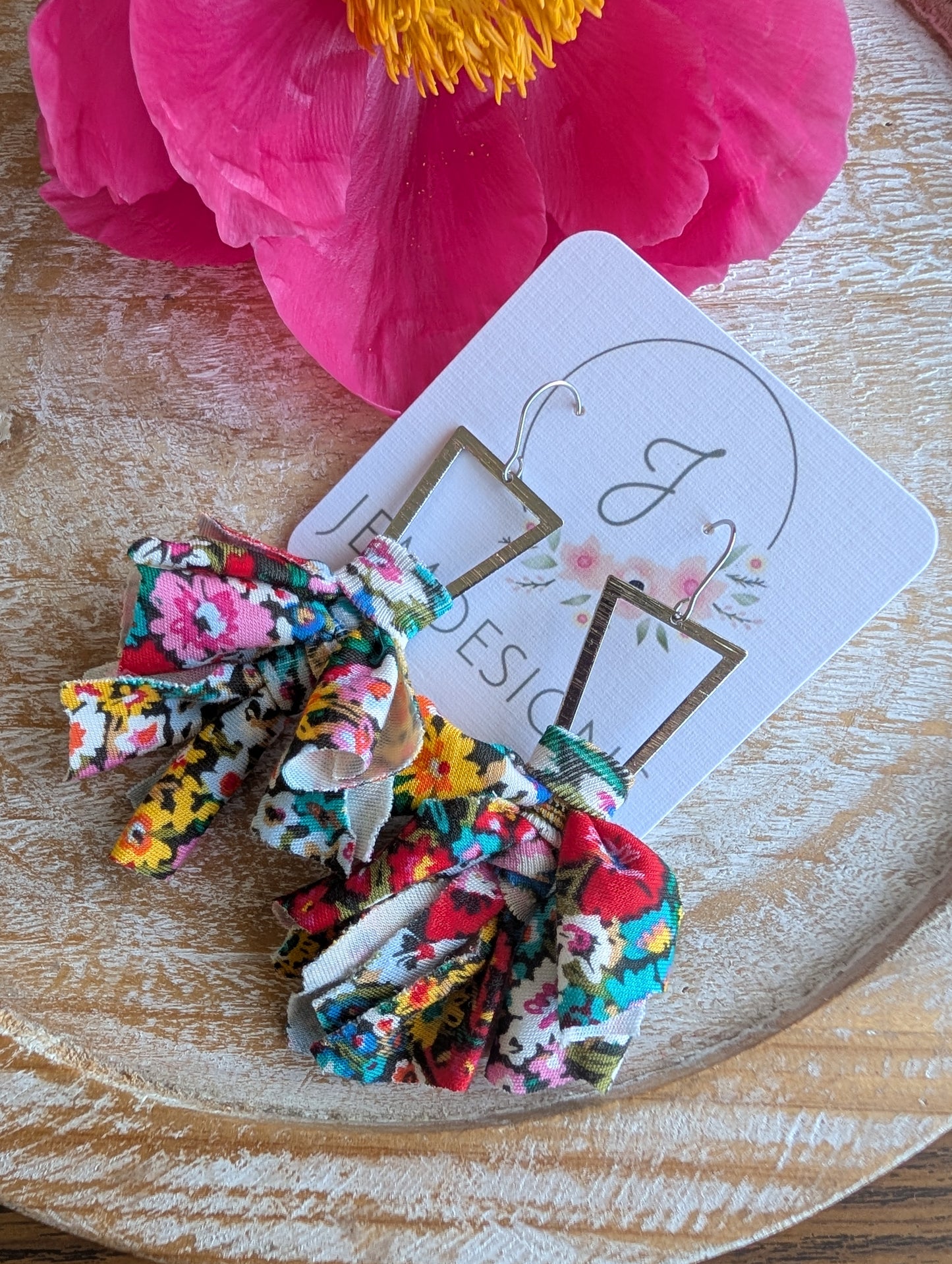 Wildflower Fringe Earrings in Meadow