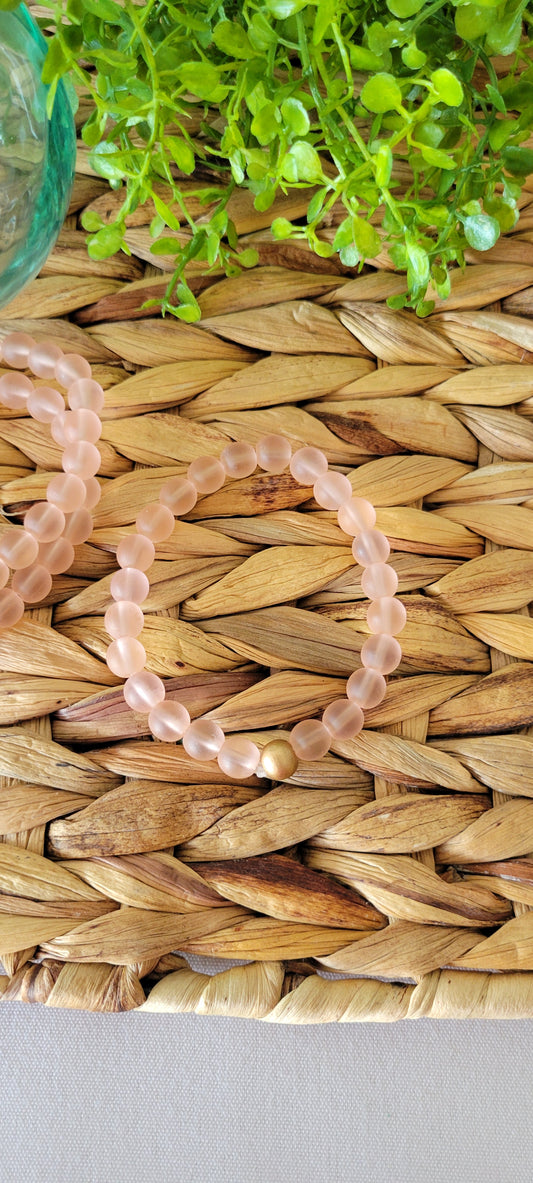 Frosted Glass Bracelet