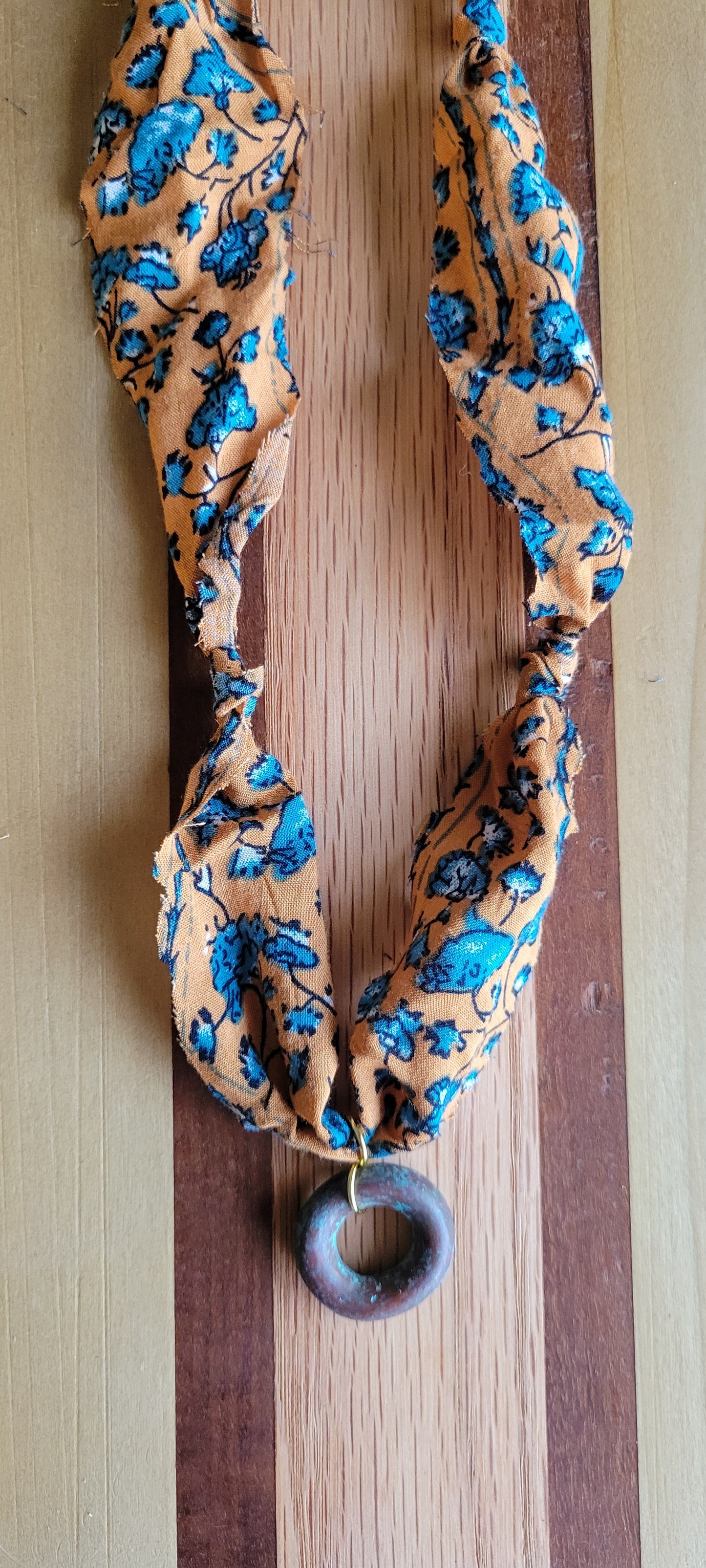 Upcycled Fabric Necklaces