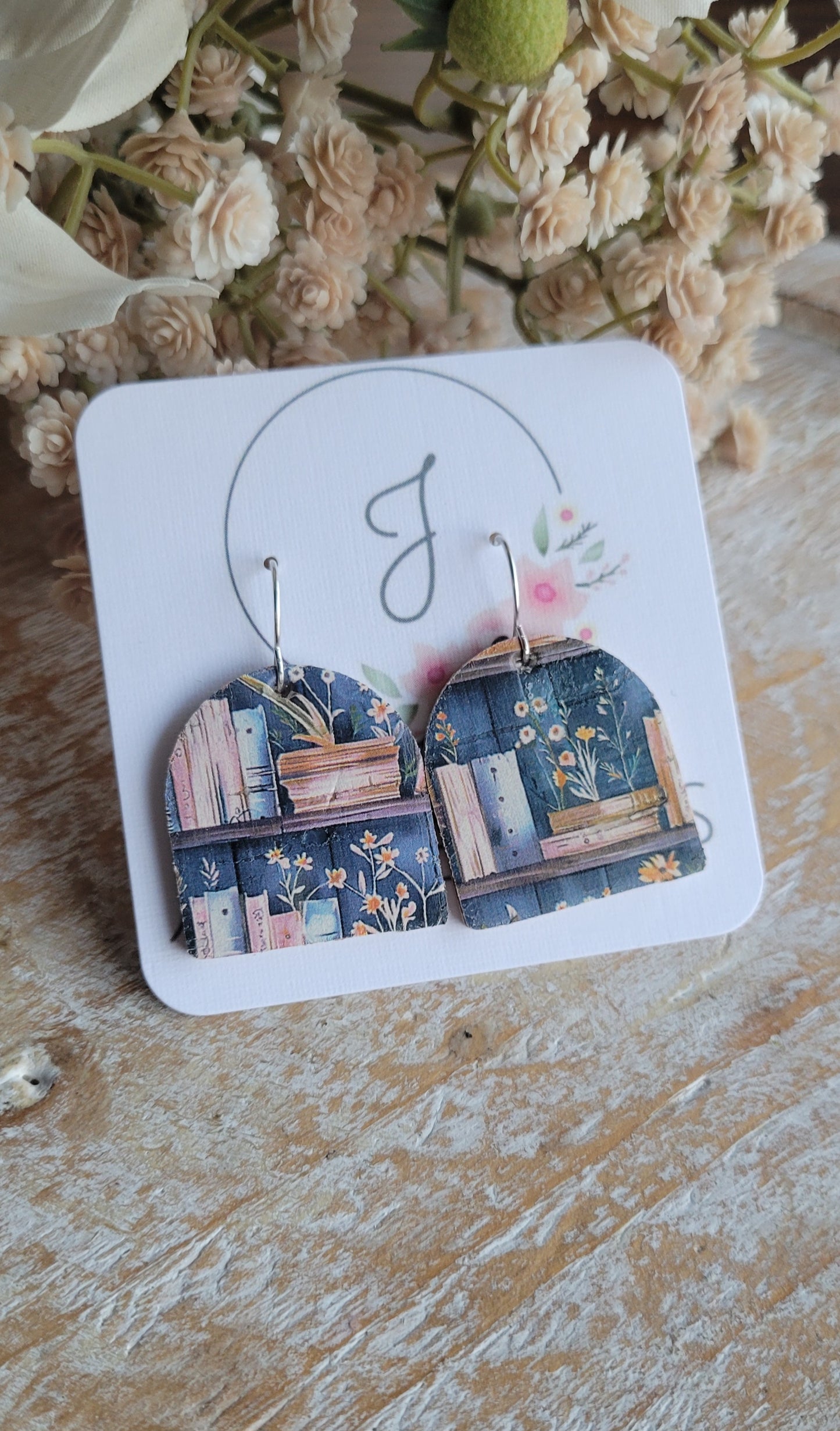 Cozy Book Earrings