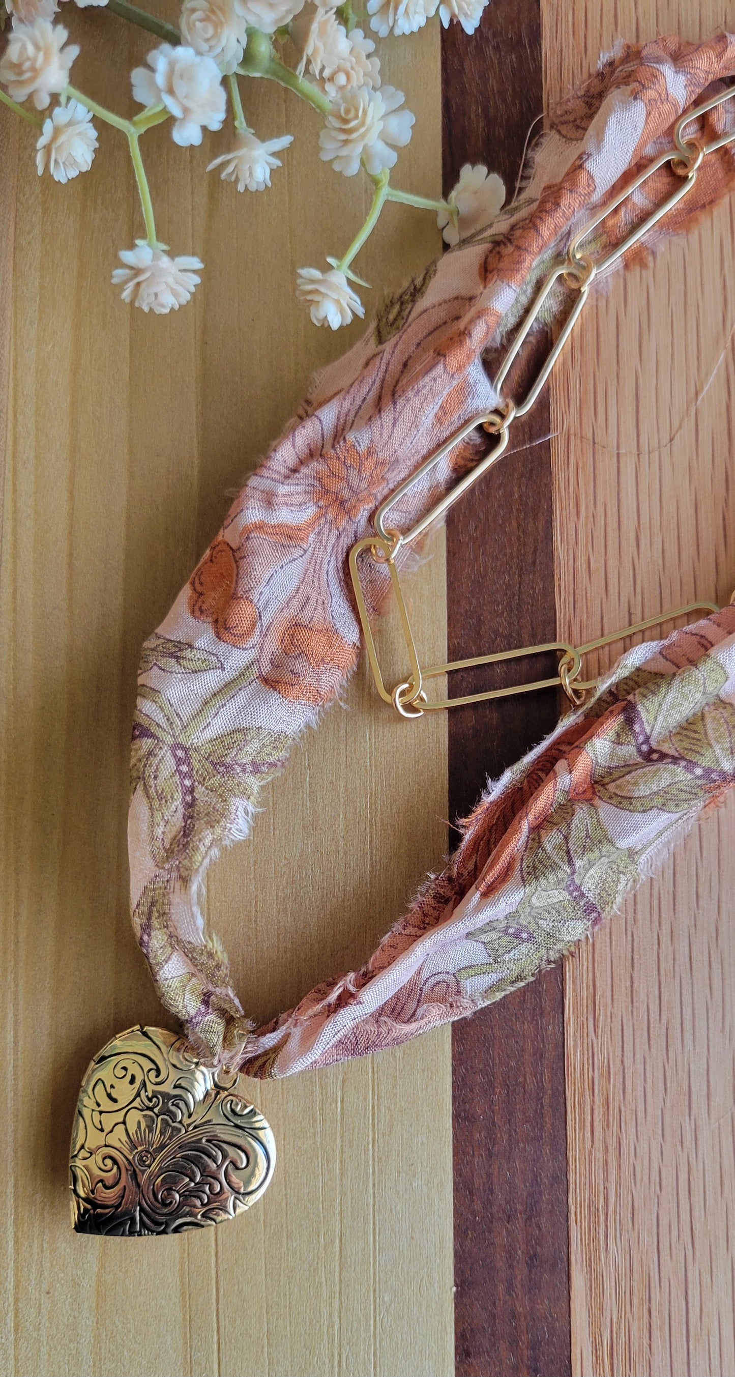 Layered Scarf Necklace