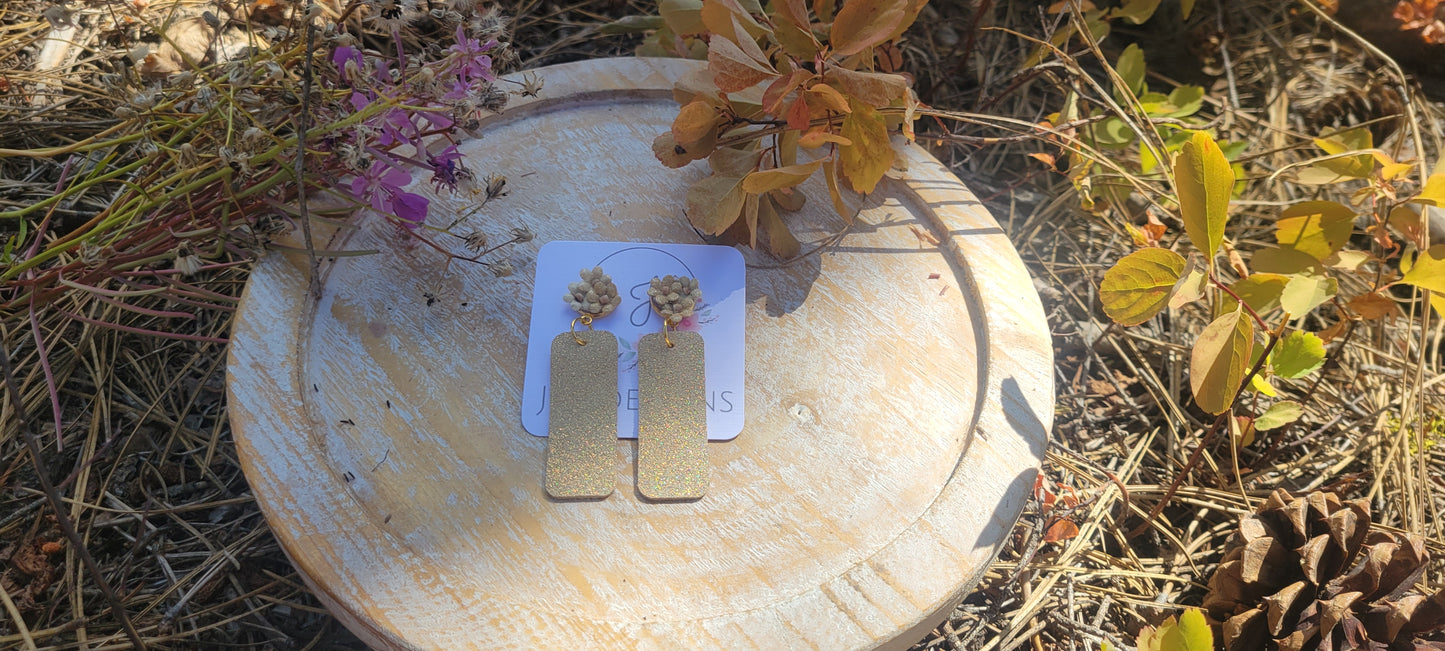 Whispers of Autumn Bar Earrings