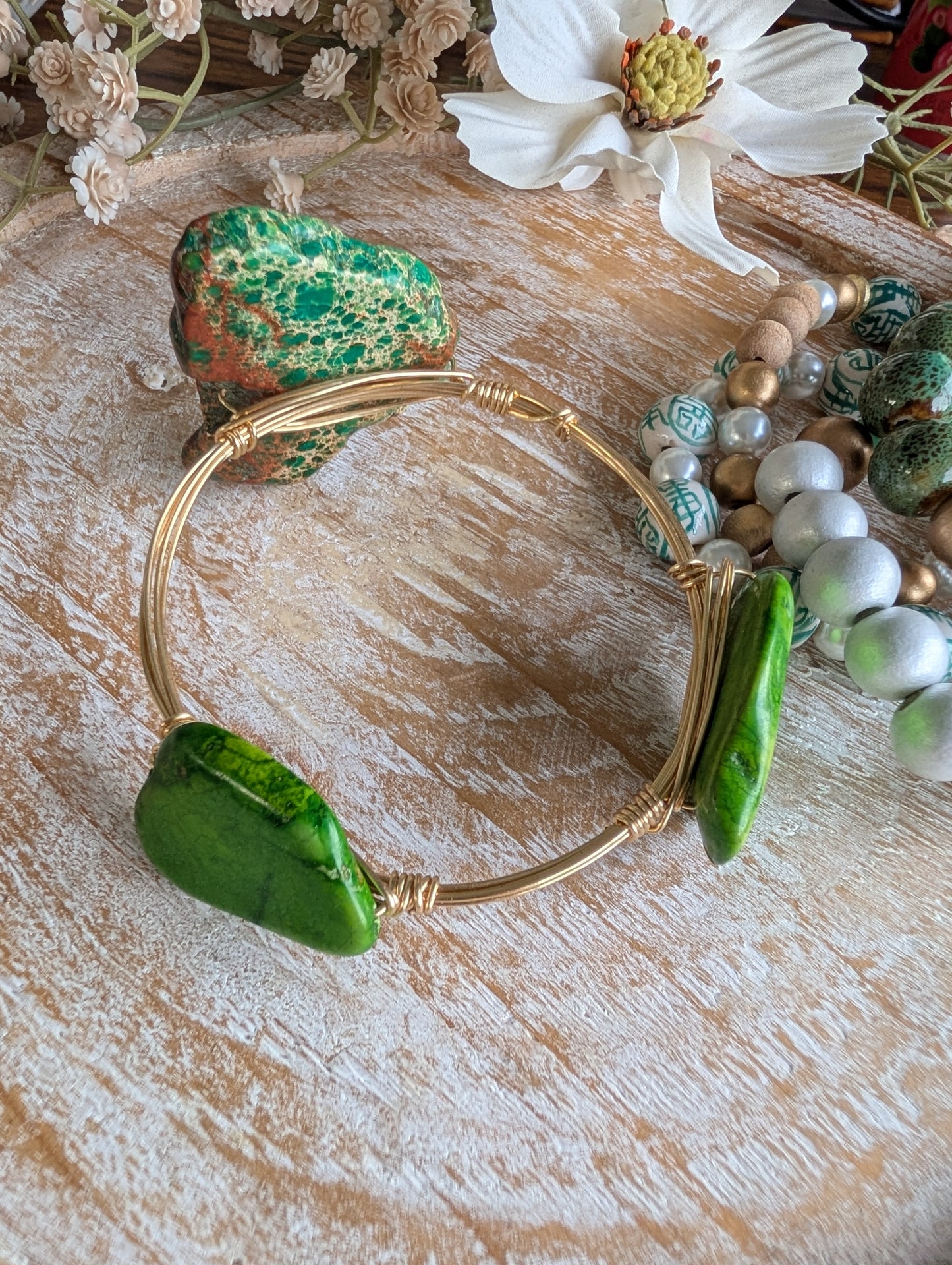 The Moss & Porcelain Bracelets