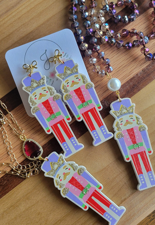 Purple Nutcracker Necklaces