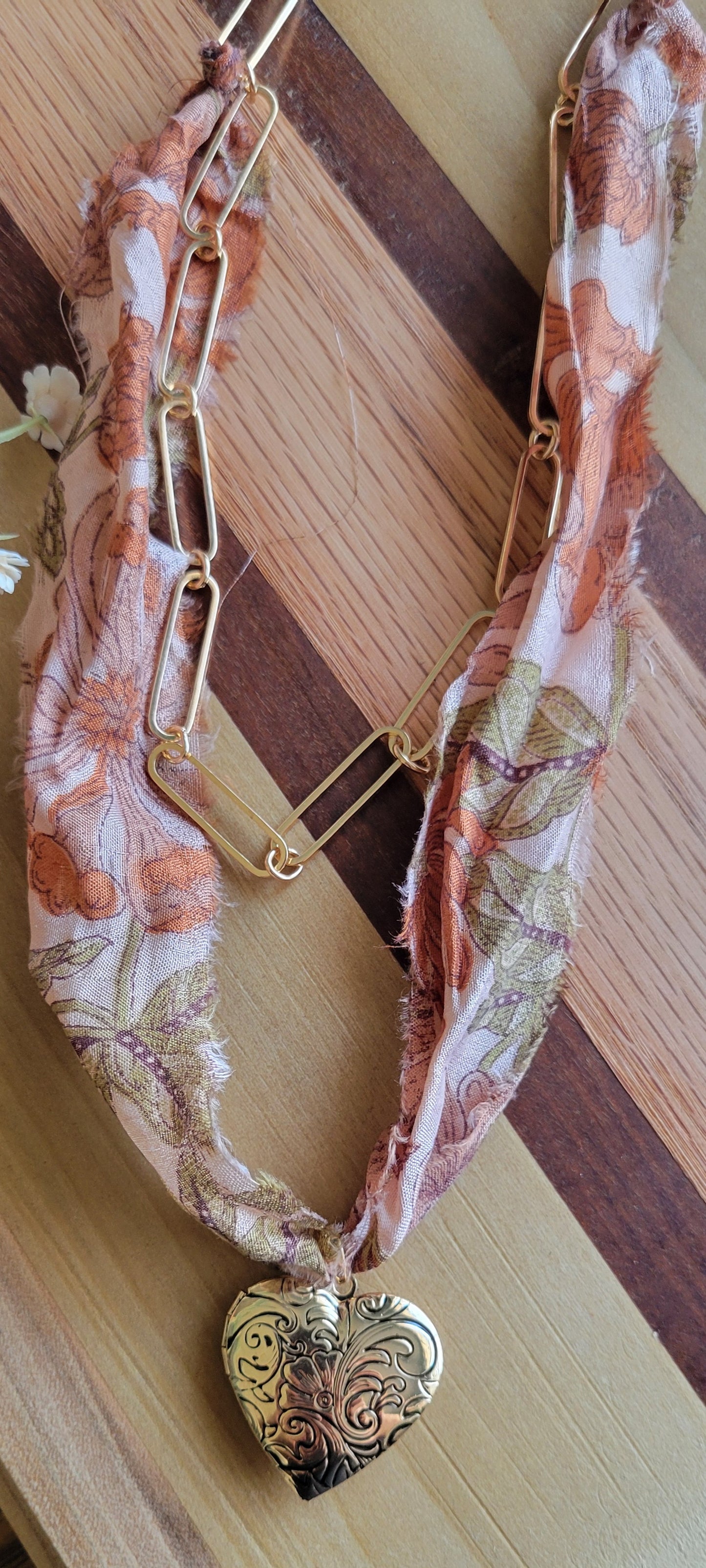 Layered Scarf Necklace