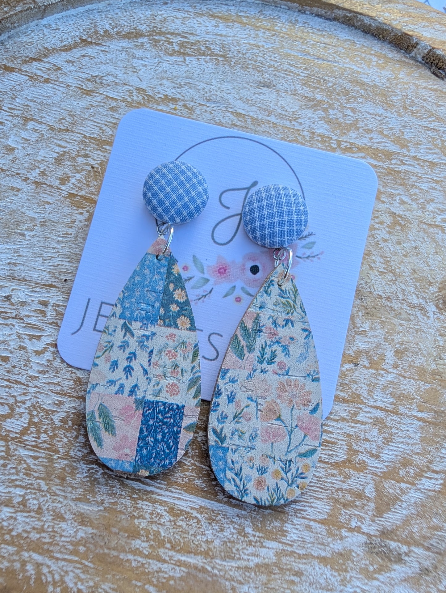 Quilt Pattern Earrings