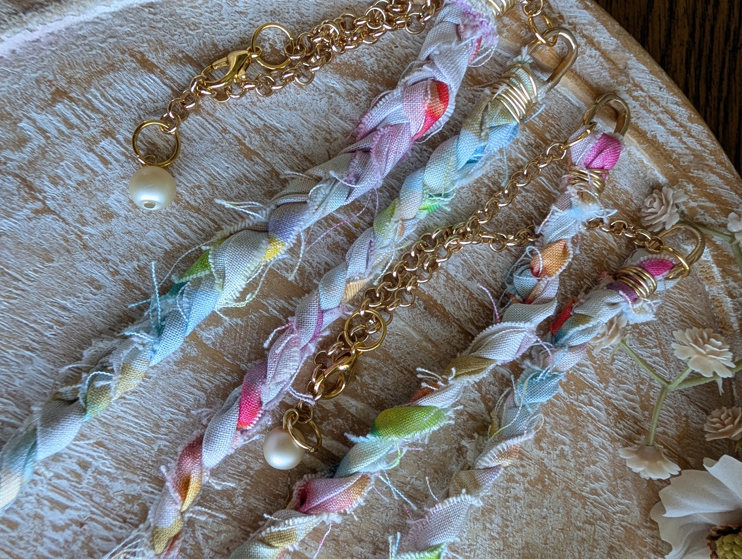 Pastel Braided Necklace