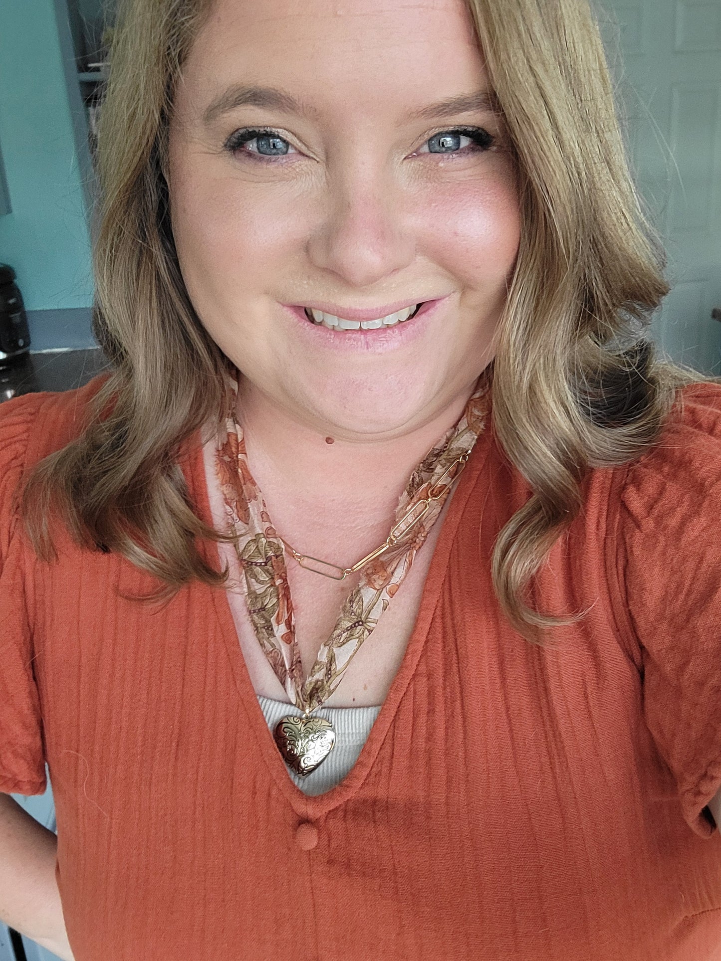 Layered Scarf Necklace
