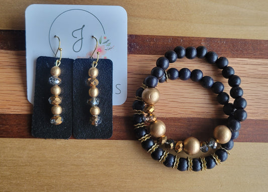 Earrings and Bracelets Set