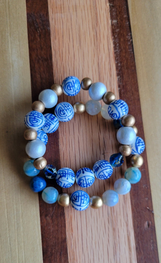 Blue Bracelet Set