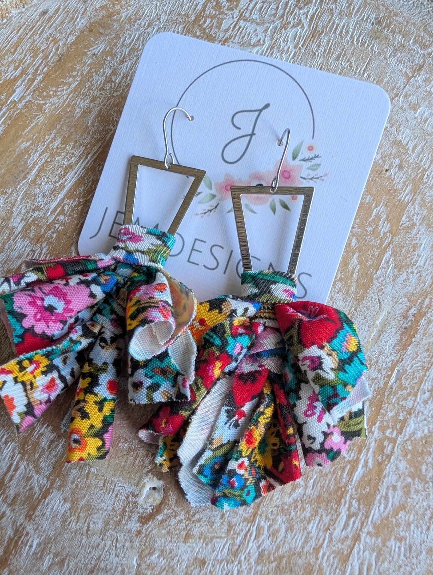 Wildflower Fringe Earrings in Meadow