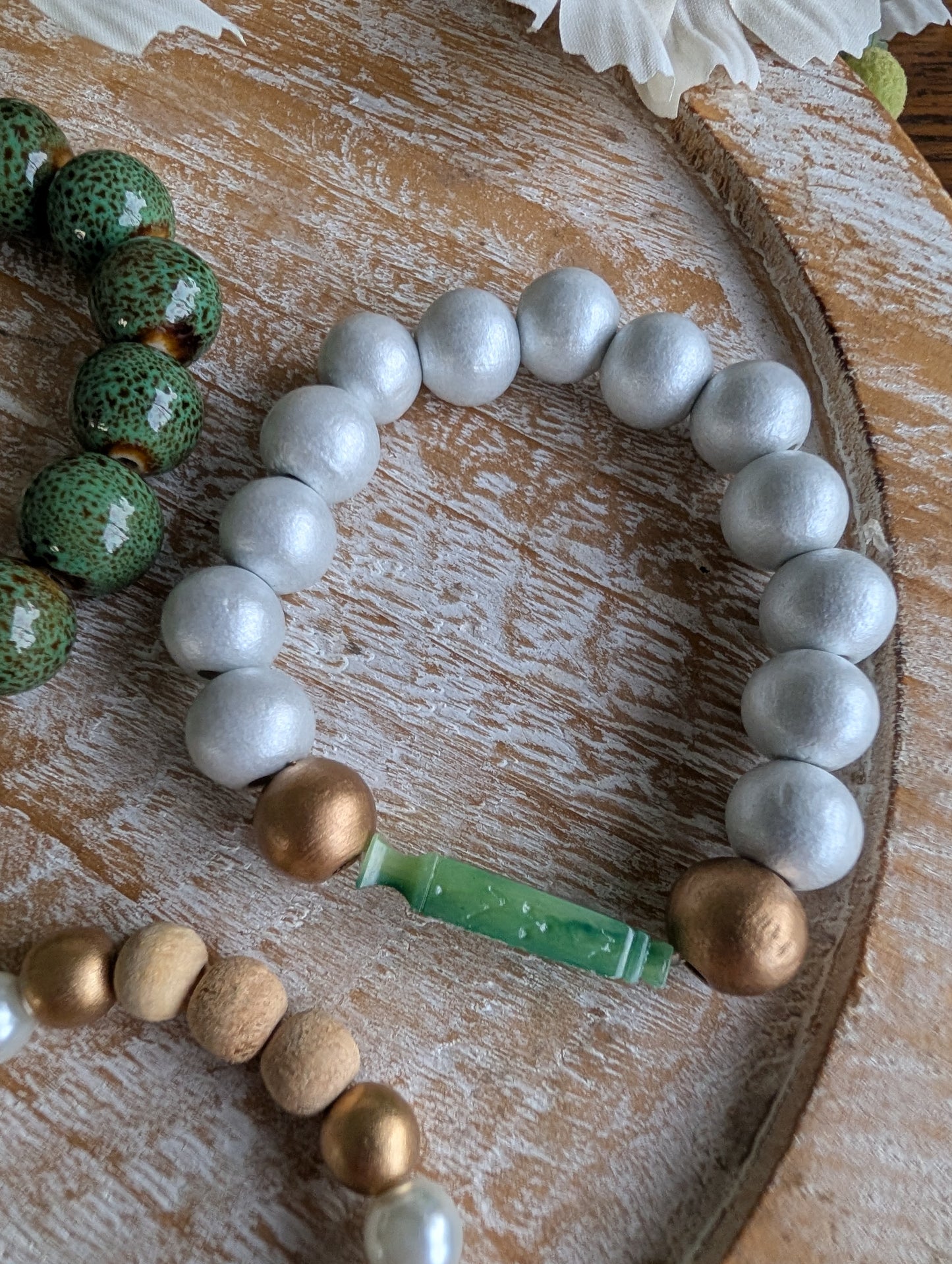 The Moss & Porcelain Bracelets