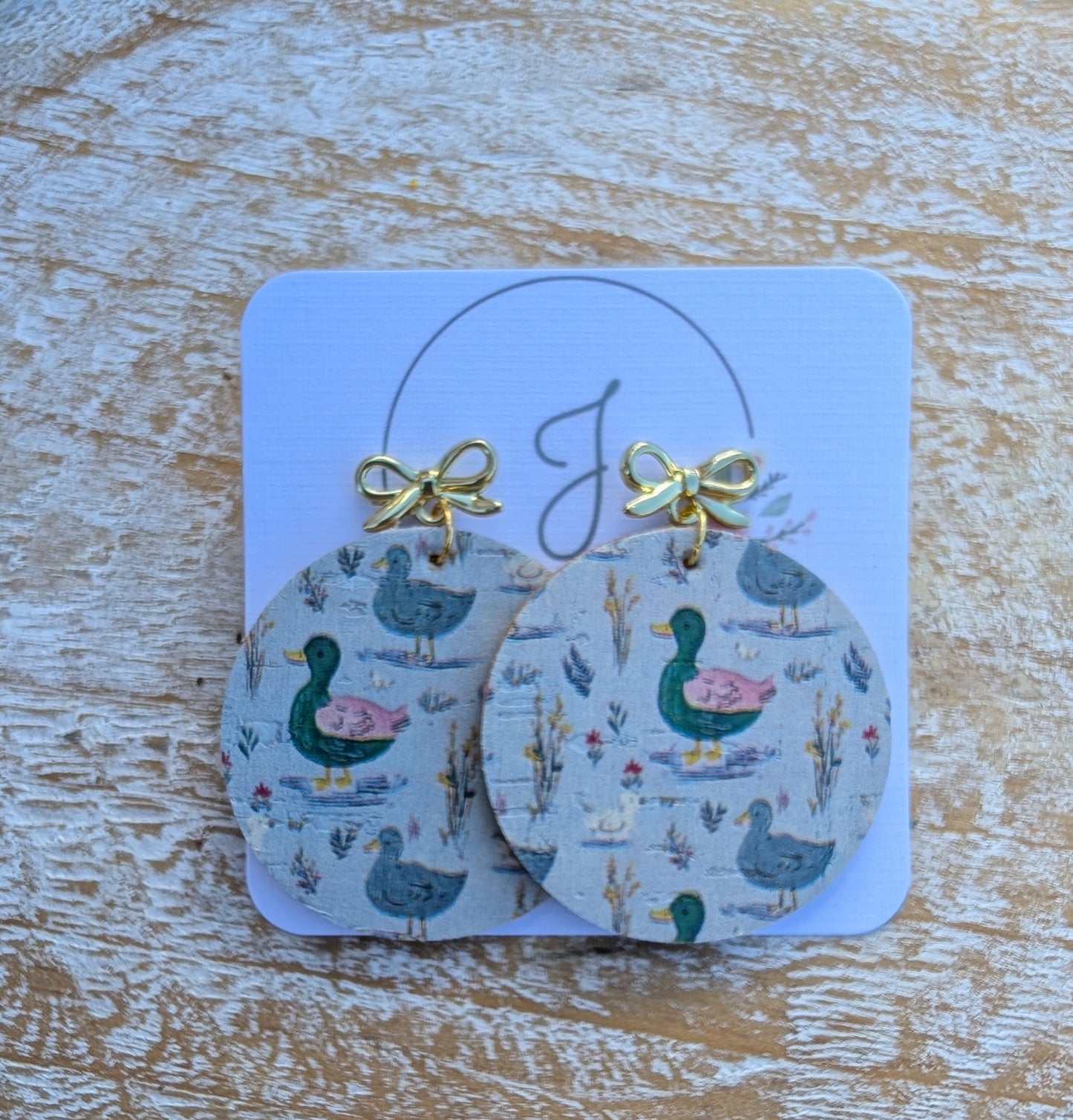 Duck Earrings