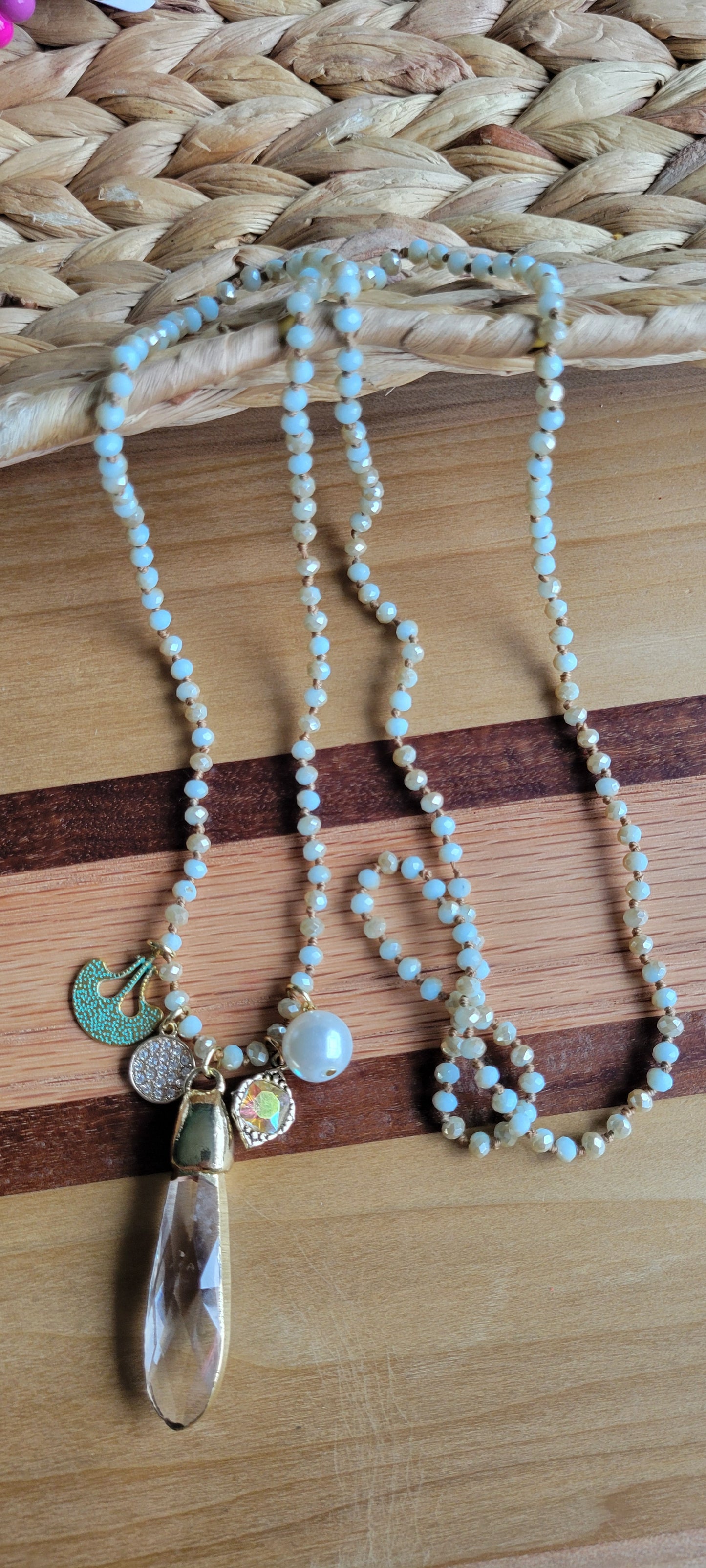 Long Charm Necklace