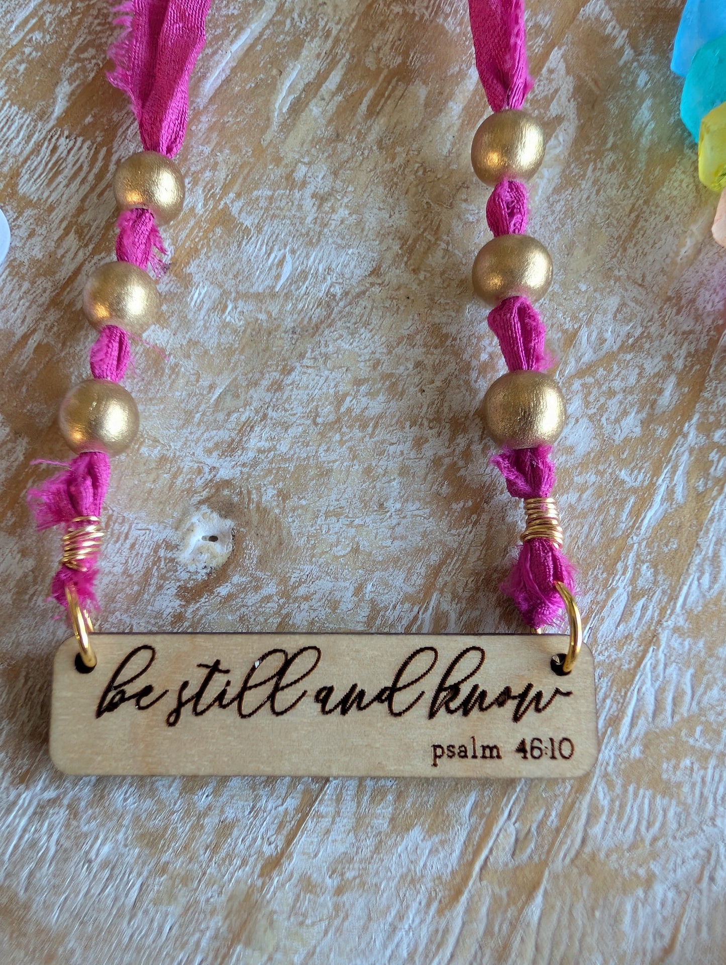 Be Still and Know Necklace