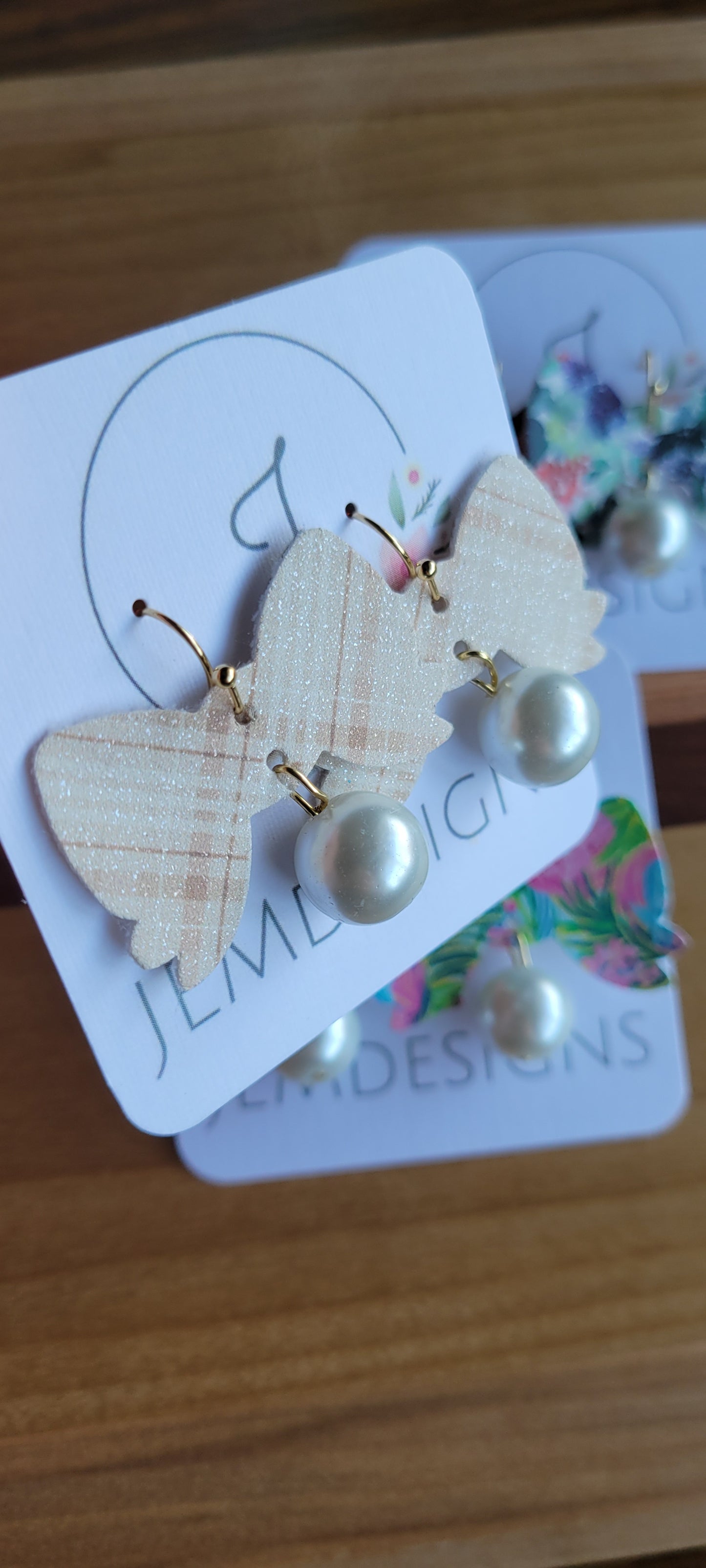 Christmas Bow Earrings