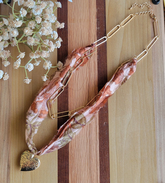 Layered Scarf Necklace