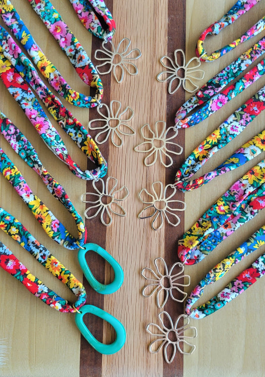 Floral Fabric Scarf