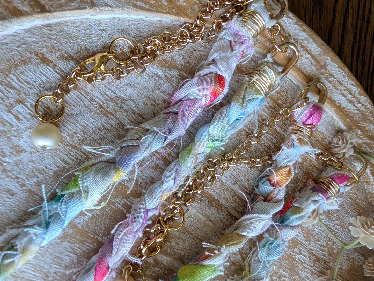 Pastel Braided Necklace